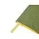 Еженедельник недатированный А6 Verde с нашивкой, зеленый