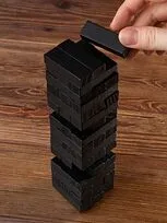 Игра «Деревянная башня мини», черная