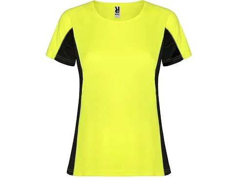 Футболка Shanghai женская, неоновый желтый/черный