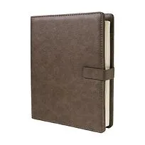Ежедневник недатированный Coach, B5, коричневый, кремовый блок, подарочная коробка