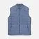 Жилет унисекс Warmbridge, синий (джинс)
