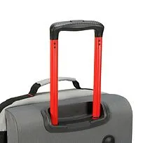 Сумка на колесах TORBER РИТМ, серый, полиэстер 900D с PU покрытием, 49 x 35,5 x 26 см, 35 л