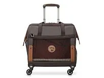 Сумка для перевозки животных DELSEY, CHATELET AIR 2.0, на колесах, 42л, коричневый