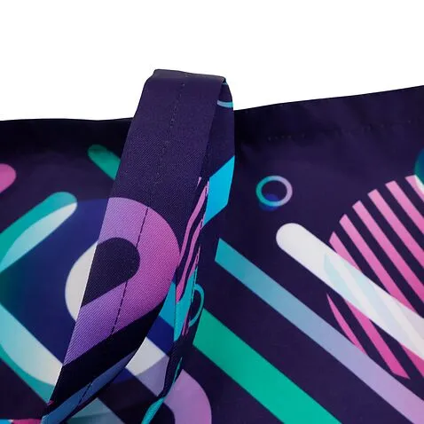 Сумка для покупок Бэгис с полноцветной печатью, длина ручек 50 см