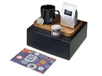 Подарочный набор Re:y. Hearth  с кружкой, подносом и чаем