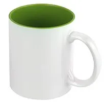 Кружка керамическая Честер, сублимация, зеленая