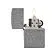 Зажигалка ZIPPO Classic с покрытием ™Plate, латунь/сталь, серебристая, матовая, 38x13x57 мм