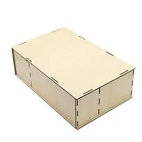 Подарочная коробка ламинированная из HDF 36,3*23,4*12,5 см ( 3 отделения) 