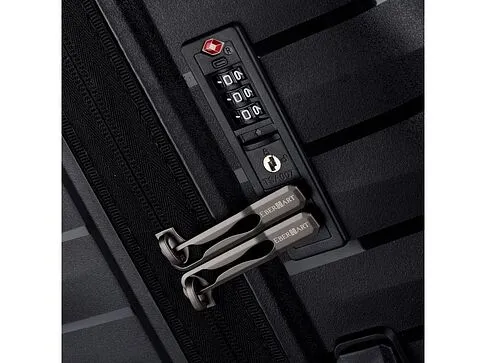 Чемодан Eberhart Dune средний М полипропилен черный 46D-009-424