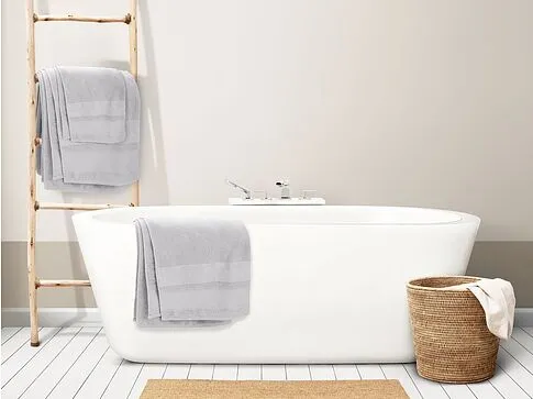 Полотенце Molan, большое, светло-серое