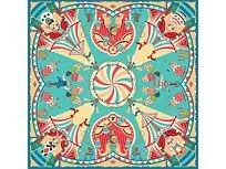 Платок Русская неваляшка. Праздник