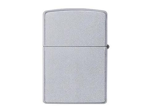 Зажигалка ZIPPO Classic с покрытием Satin Chrome™, латунь/сталь, серебристая, матовая, 38x13x57 мм