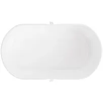 Ланчбокс Lunch Break, белый с черным