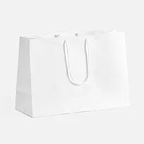 Пакет бумажный с ламинацией Lami Tote M, белый