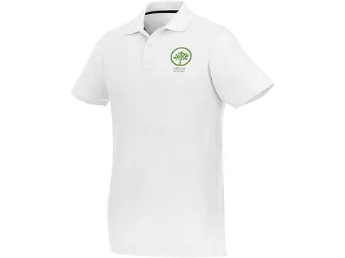 Мужское поло Helios с коротким рукавом, белый