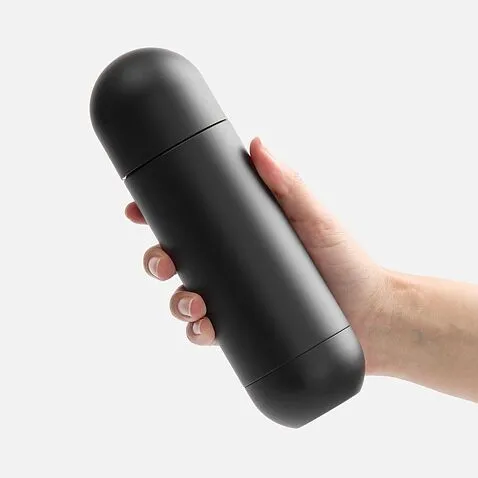 Термос Tubula Soft Touch, черный