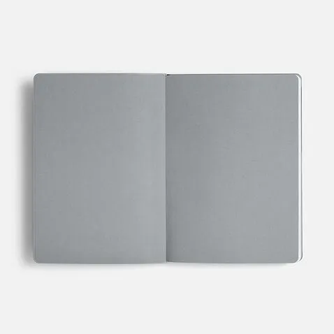 Ежедневник Doppio, недатированный, черный с серым