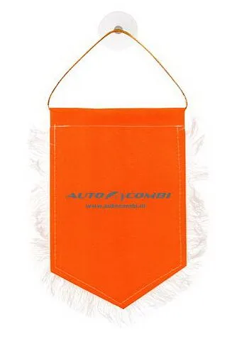 Заготовка вымпела под шелкографию или трансфер, оранжевый