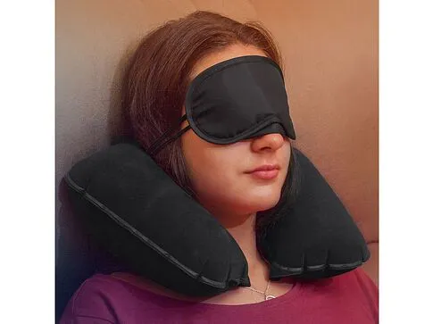 Дорожная маска BRANTA из мягкой микрофибры, черный