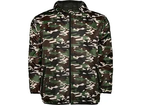 Ветровка Angelo унисекс, лесной камуфляж