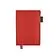Ежедневник А5 датированный Boston 2026, красный с серым обрезом