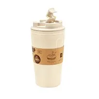 Бутылка для воды Eco water из бамбукового волокна , бежевая