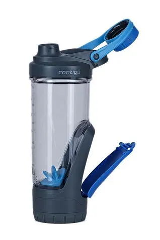 Шейкер для спортивного питания Shake Go Fit Deep Sea, синий