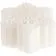 Свеча Snowlight 1, белая, 6 см