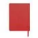 Ежедневник недатированный Solas, формат А5, с магнитом, красный, кремовый блок  в линейку