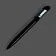 Ручка шариковая Lucenti с подсветкой логотипа, в футляре, черная