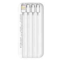 Внешний аккумулятор Authority с беспроводной зарядкой (5W), 10000 mAh, белый