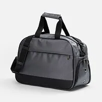 Спортивная сумка Atlantes, светло-серая с черным