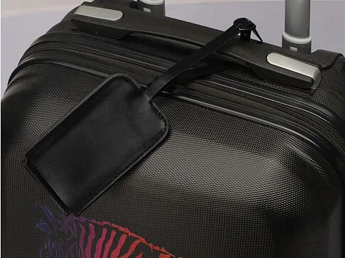 Багажная бирка из PU Fabrizio, черный