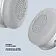 Беспроводные накладные наушники Stereo Light, BT 5.4, 300 мАч, cеребристый, Deppa