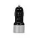 Адаптер автомобильный USB с функцией быстрой зарядки QC 3.0 TraffIQ, черный/серебристый