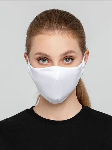 Маска для лица, белая
