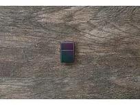 Зажигалка ZIPPO Classic с покрытием Iridescent, латунь/сталь, фиолетовая, матовая, 38x13x57 мм