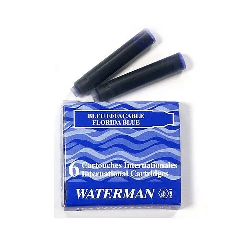 Картридж с чернилами Waterman, International, Florida Blue, синий Картридж с чернилами Waterman, International, Florida Blue, синий