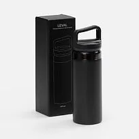 Термостакан Leval с ситечком, черный