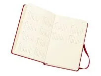 Ежедневник Moleskine Classic (2022), Pocket (9х14), красный, твердая обложка