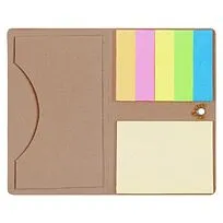 Футляр для визитки Eco Holder со стикерами, крафт