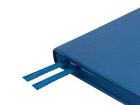 Ежедневник А5 датированный Megapolis Nappa на 2026, синий