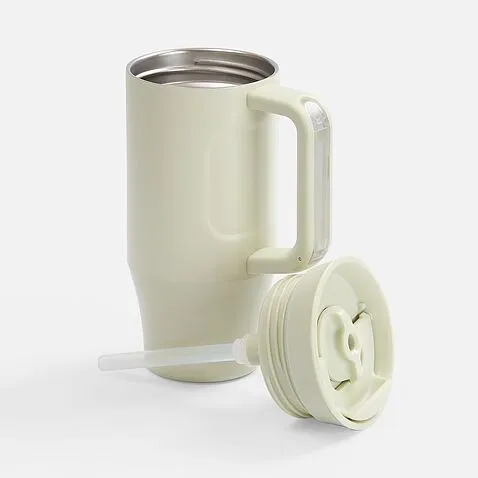 Термокружка Santorini 532, белая (молочная)