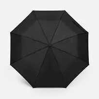 Зонт складной Smooth Move с плавным закрытием, черный