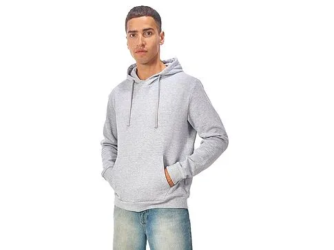 Толстовка унисекс Stream с капюшоном, серый меланж