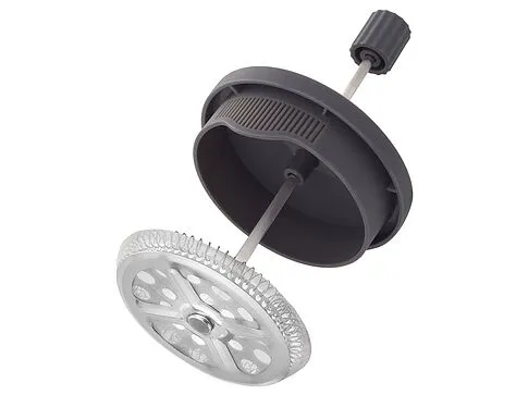 Френч-пресс Double Tone, черный-серый