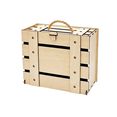 Чемоданчик ламинированный из HDF 19*23*11,5 см 