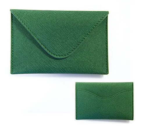 Кошелечек для визиток, карт и монет ENVELOPE, зеленый
