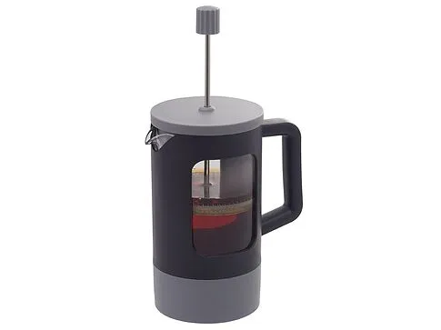 Френч-пресс Double Tone, черный-серый