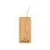 USB хаб с подсветкой лого Reedia S5, 3*USB, 1*Type C, бамбук, черный